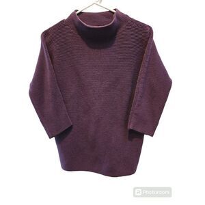 LANDS END WOMENS TURTLE NECK SWEATER SZ SMALL